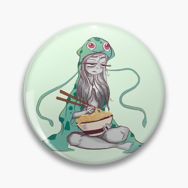 Item preview,  Gloomy Ramen Girl in Grass Type Hoodie designed and sold by DeeVinciArt.