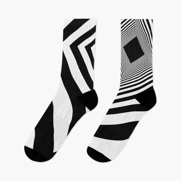 Item preview, Op Art Asymmetrical Square Stripes designed and sold by hyproinc.