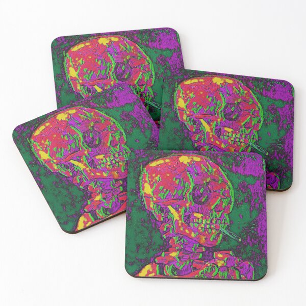 Item preview, Vincent Van Gogh Skeleton Smoking Remastered 3 designed and sold by WildArtDesigns.