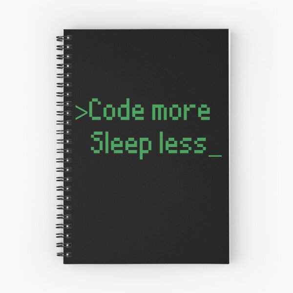 Item preview, Code more sleep less designed and sold by LeoLabs.