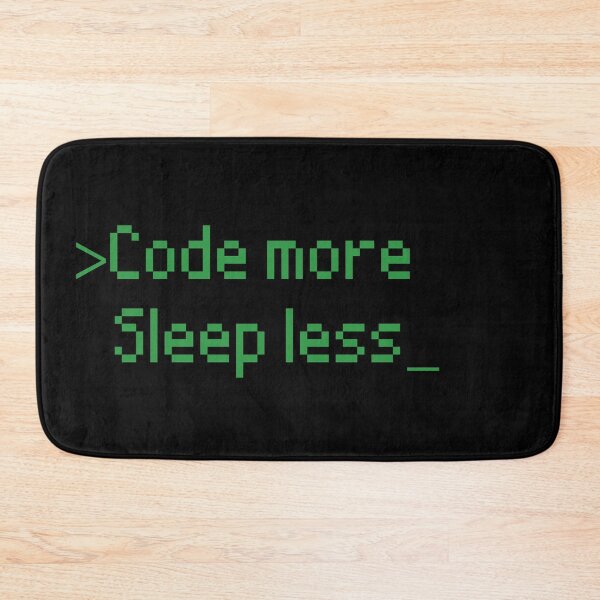 Item preview, Code more sleep less designed and sold by LeoLabs.