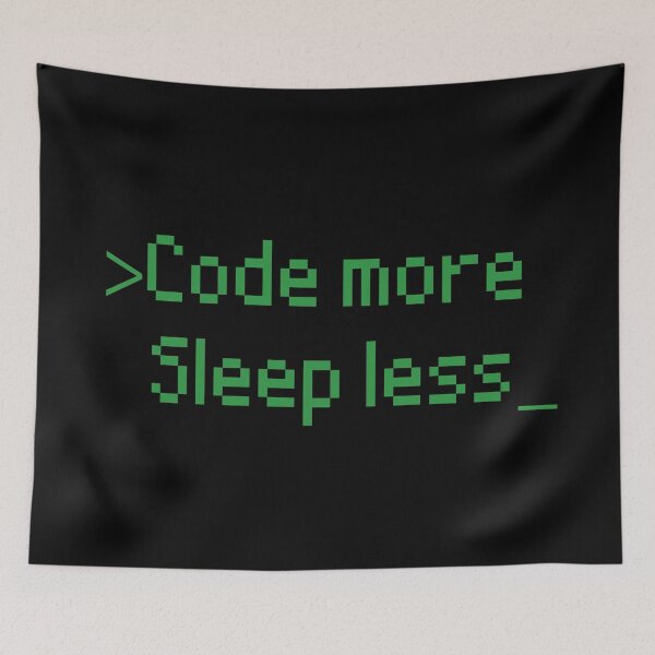 Item preview, Code more sleep less designed and sold by LeoLabs.