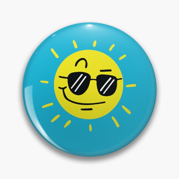 Item preview, Cool Smirking Sun Emoji - Wearing Sunglasses designed and sold by UncutJorts.