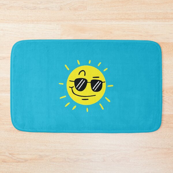 Item preview, Cool Smirking Sun Emoji - Wearing Sunglasses designed and sold by UncutJorts.