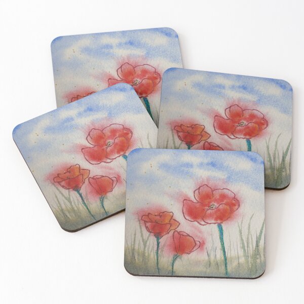 Item preview, Poppy trio designed and sold by Kel E Fox.