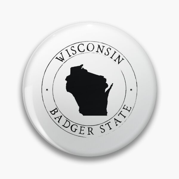 Item preview, Wisconsin State Round Emblem designed and sold by Daily Miracles.
