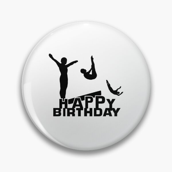 Item preview, Birthday T-Shirt, Happy Birthday T-shirt, springboard platform diving theme, Birthday Gift, Design for Man and Ladies ,Boy and Girl ,Classic T-Shirt Gift designed and sold by sixday 7day.