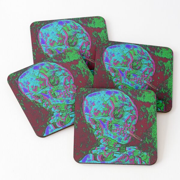 Item preview, Vincent Van Gogh Skeleton Smoking Remastered 5 designed and sold by WildArtDesigns.
