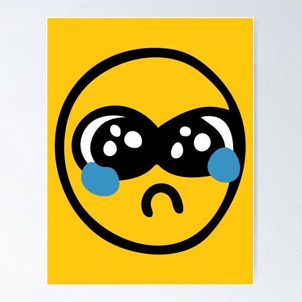 Item preview, Teary Sad Emoji - Crying  designed and sold by UncutJorts.