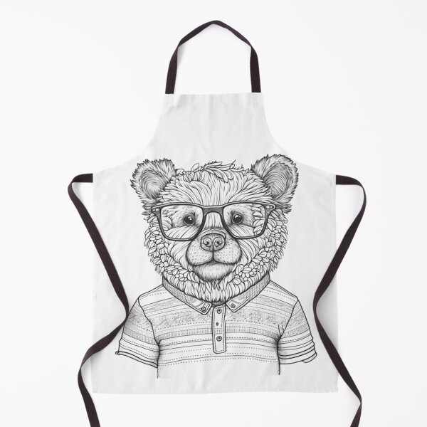 Item preview, Teddy Bear human style Cute Bear with glasses designed and sold by MaxEXP.
