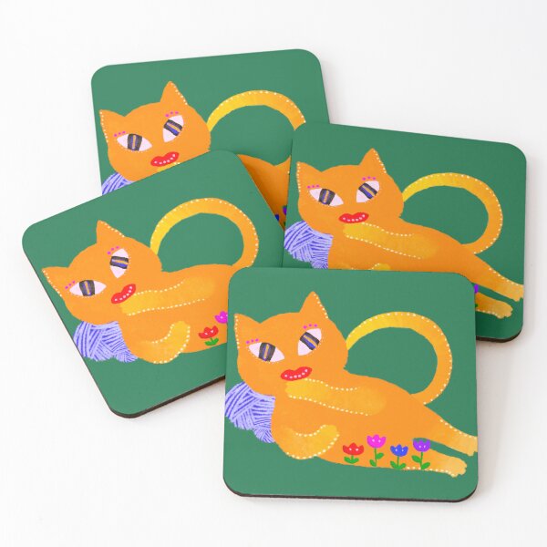 Item preview, cat and flower designed and sold by J-Bbebero.