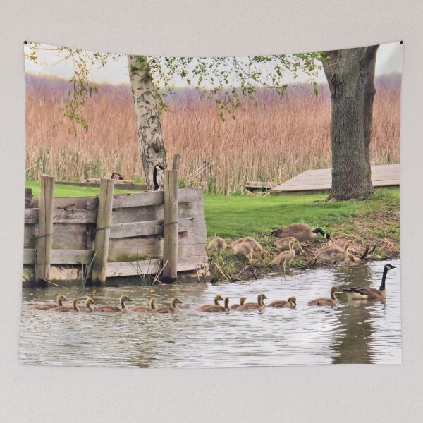 Item preview, Canada Geese and Goslings No.1 designed and sold by MaryLinH.