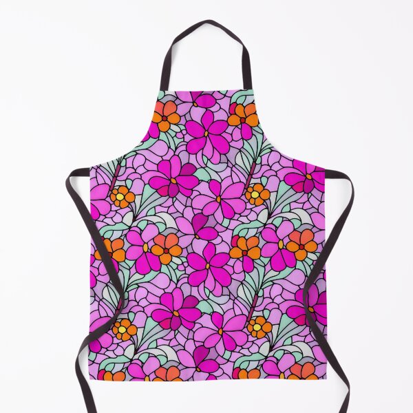 Item preview, Pink and orange Flower Abstract Art - Stained Glass  designed and sold by Artilize.