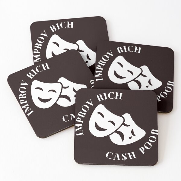 Item preview, Improv Rich, Cash Poor designed and sold by LaughItsComedy.