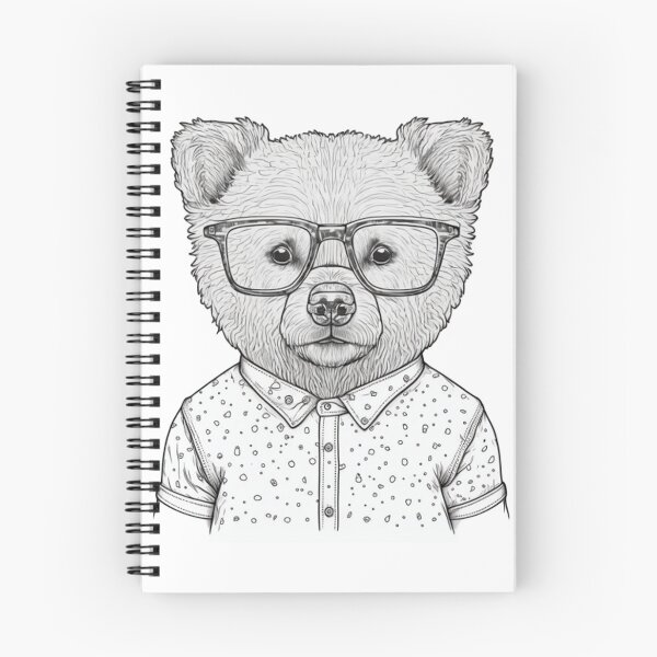 Artikelvorschau, Teddybär im menschlichen Stil Süßer Bär mit Hemden und Brille entworfen und verkauft von MaxEXP.