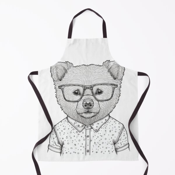 Item preview, Teddy Bear human style Cute Bear with shirts and glasses designed and sold by MaxEXP.