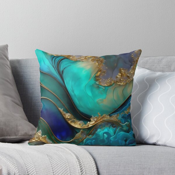 Item preview, Golden Waves Abstract designed and sold by Orianah.