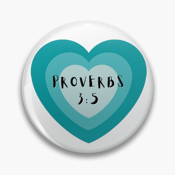 Item preview, Valentines Heart Proverbs 3:5 Bible Verse  designed and sold by stickingwithgod.