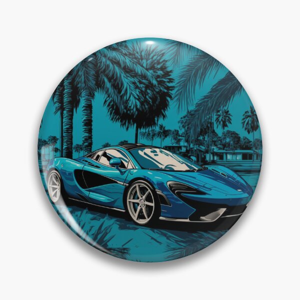 Item preview, Blue Sports Car  designed and sold by TheVaultArt.