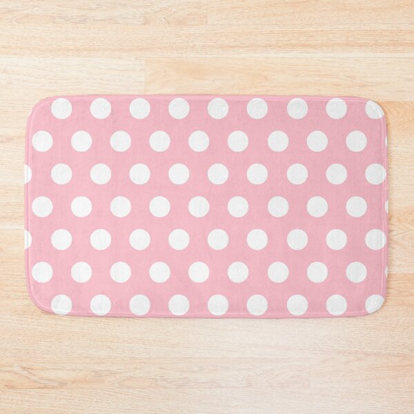 Item preview, White Polka Dots on Pink Background designed and sold by starrylite.