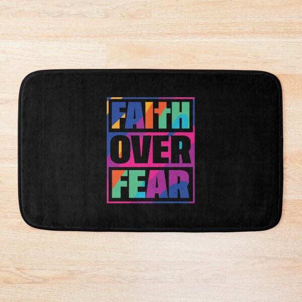 Item preview, Christian Quote Faith Over Fear Typography designed and sold by bolimj.