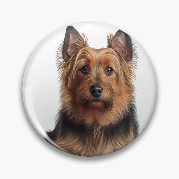 Artikelvorschau, Half Body of Australian Terrier Small Dog Breed entworfen und verkauft von Nalaxation.