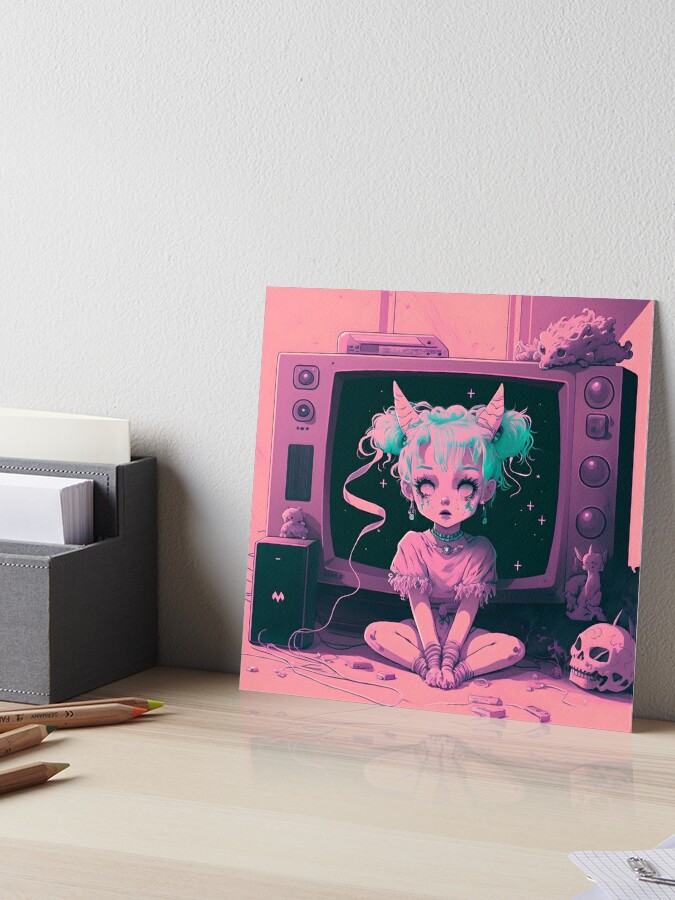 Experience Japanese Anime Girl Punk Evil Pastel Menhera Kawaii Gift Cute  Gifts Digital Art by Ezone Prints - Pixels