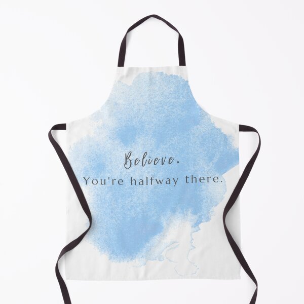 Item preview, Watercolor Drop Calligraphy Believe You're Halfway There designed and sold by autumnchu.