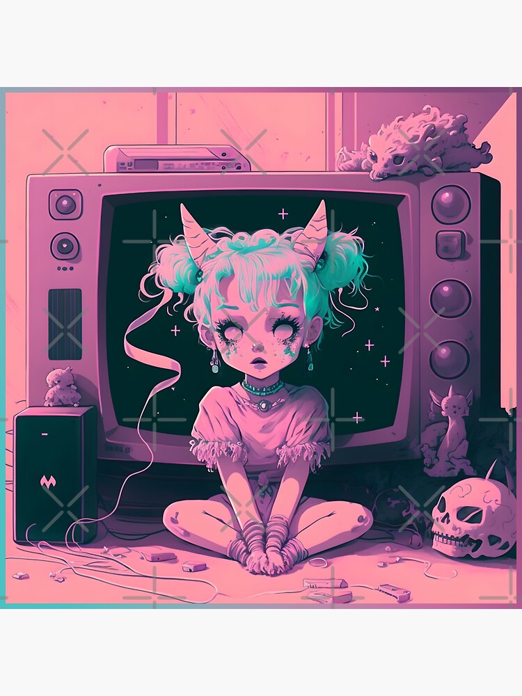 "Demon Anime Poltergeist Menhera Pastel Goth Vaporwave Aesthetic