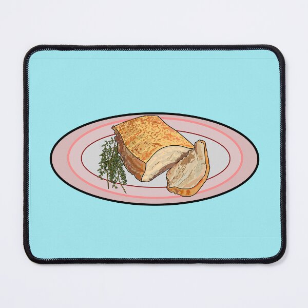 Item preview, Roast pork belly cartoon illustration designed and sold by Misscartoon.