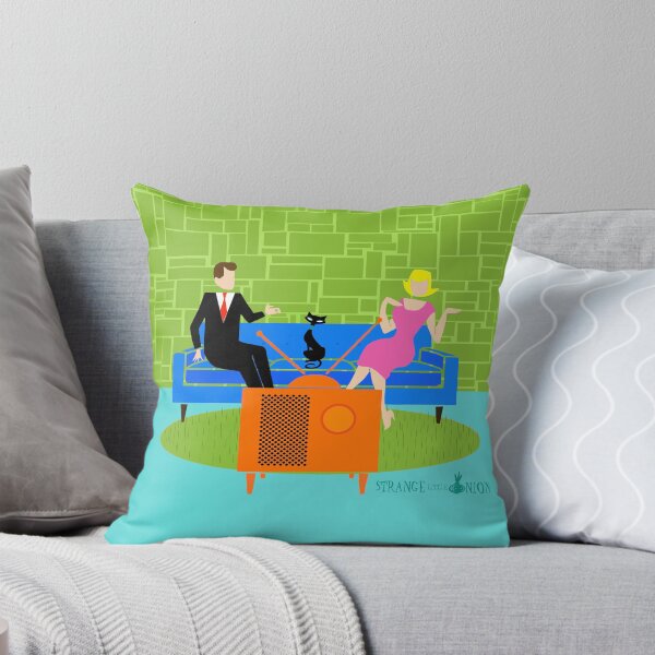 Item preview, Retro Couple with Cat  designed and sold by StrangeLilOnion.