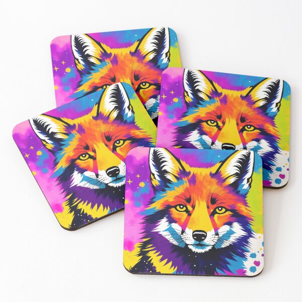 Item preview, CMYK Fox Splatter designed and sold by GrizzlyGaz.