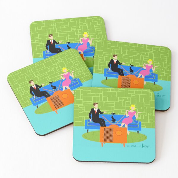Item preview, Retro Couple with Cat  designed and sold by StrangeLilOnion.