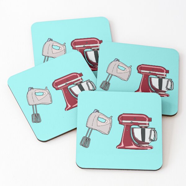 Item preview, Hand mixer & stand mixer cartoon illustration designed and sold by Misscartoon.