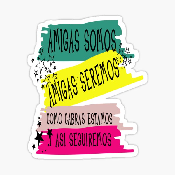 Amigos Amigues Sticker for iOS & Android