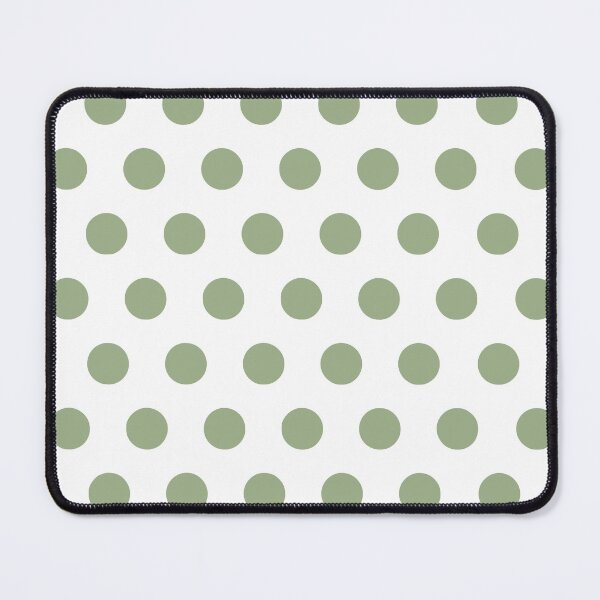 Item preview, Sage Green Polka Dots on White Background designed and sold by starrylite.