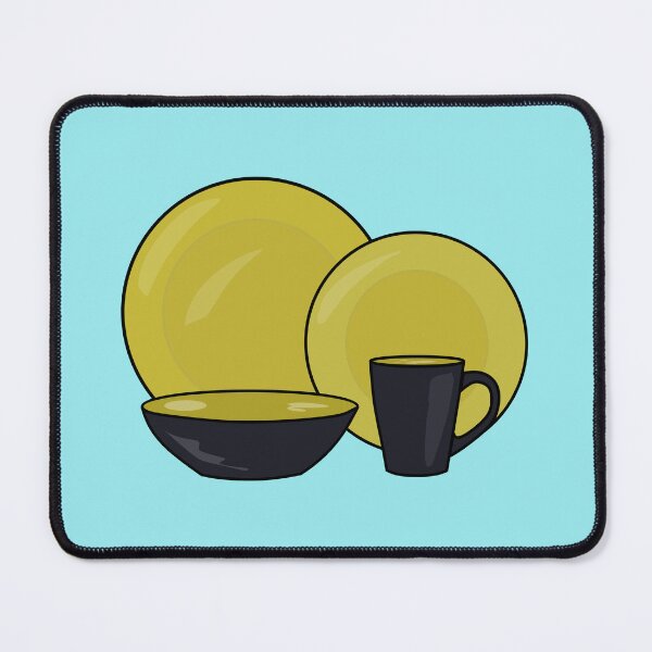 Item preview, Tableware set cartoon illustration designed and sold by Misscartoon.