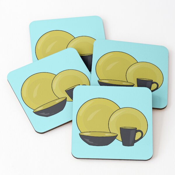 Item preview, Tableware set cartoon illustration designed and sold by Misscartoon.