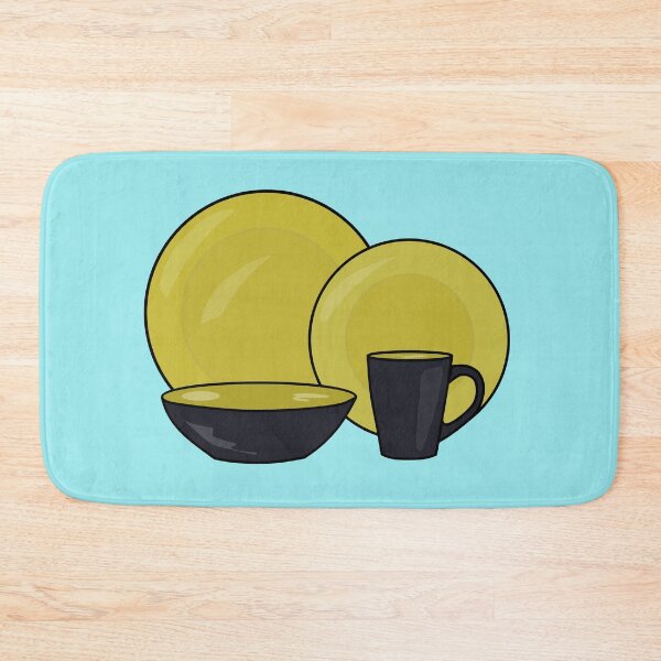 Item preview, Tableware set cartoon illustration designed and sold by Misscartoon.