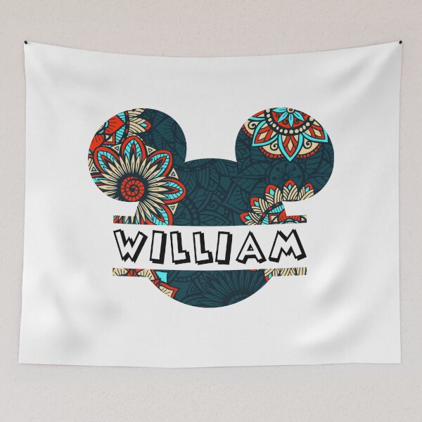 Item preview, William Name With Seamless Pattern designed and sold by DitaNadiaStore.