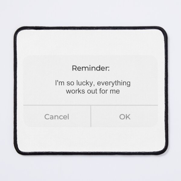 Item preview, Lucky Girl Syndrome | I’m so lucky reminder designed and sold by Alanis-Garcia.