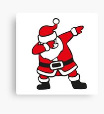 Dabbin Santa Canvas Print