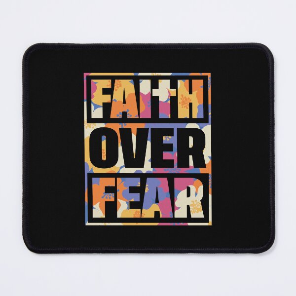 Item preview, Christian Quote Faith Over Fear Typography designed and sold by bolimj.