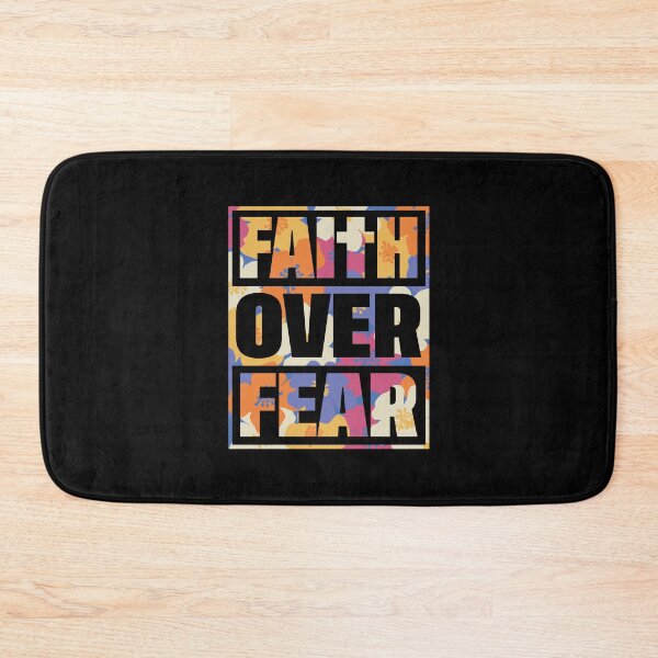 Item preview, Christian Quote Faith Over Fear Typography designed and sold by bolimj.