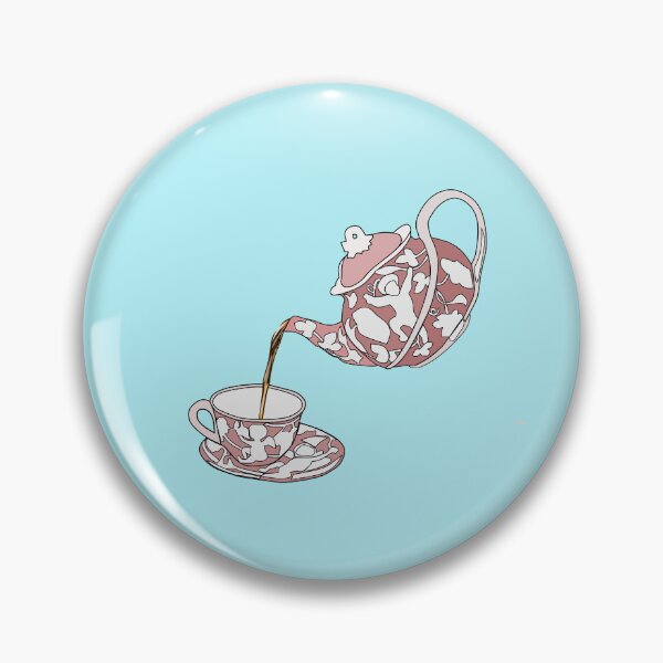 Item preview, Teacup set cartoon illustration designed and sold by Misscartoon.