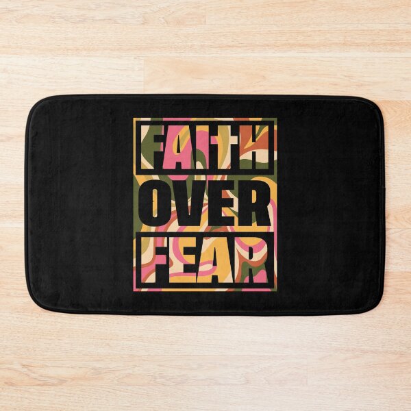 Item preview, Christian Quote Faith Over Fear Typography designed and sold by bolimj.
