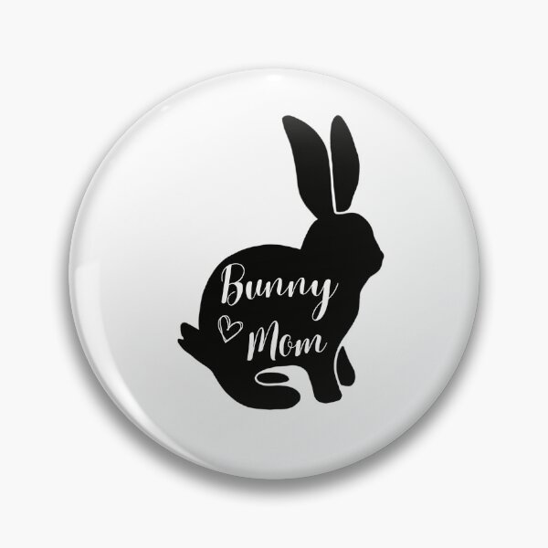 Item preview, Bunny Mom | Black Rabbit Silhouette | Rabbit Mom  designed and sold by bashfulbunnies.