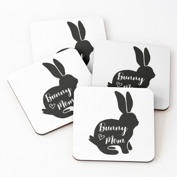 Item preview, Bunny Mom | Black Rabbit Silhouette | Rabbit Mom  designed and sold by bashfulbunnies.