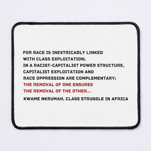 Item preview, Kwame Nkrumah - Class Struggle in Africa Quote designed and sold by BluebellPainter.