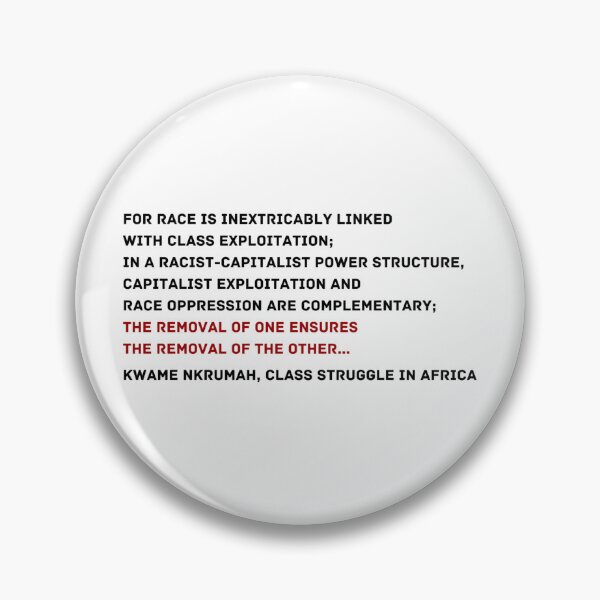 Item preview, Kwame Nkrumah - Class Struggle in Africa Quote designed and sold by BluebellPainter.